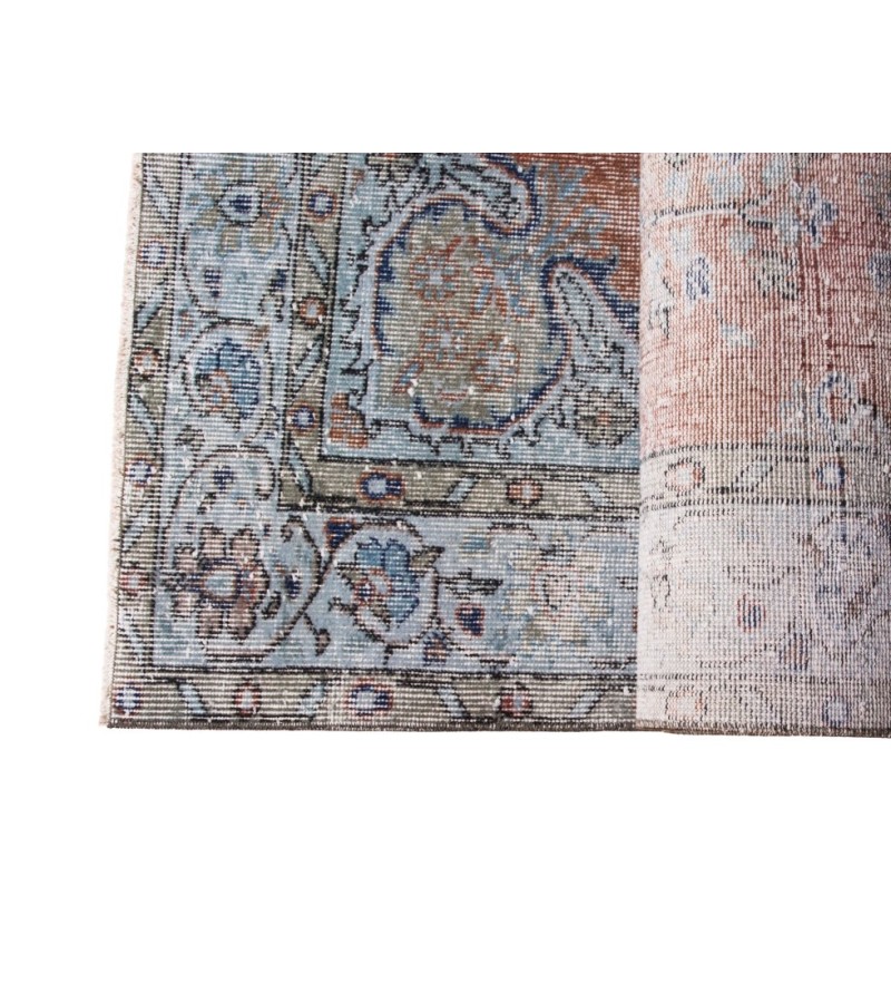 6x9 Two Color Rug , Hand KNotted Turkish Rug , Living Room Antique Rug , Anatolian Rug , No Repeair Perfect Condition