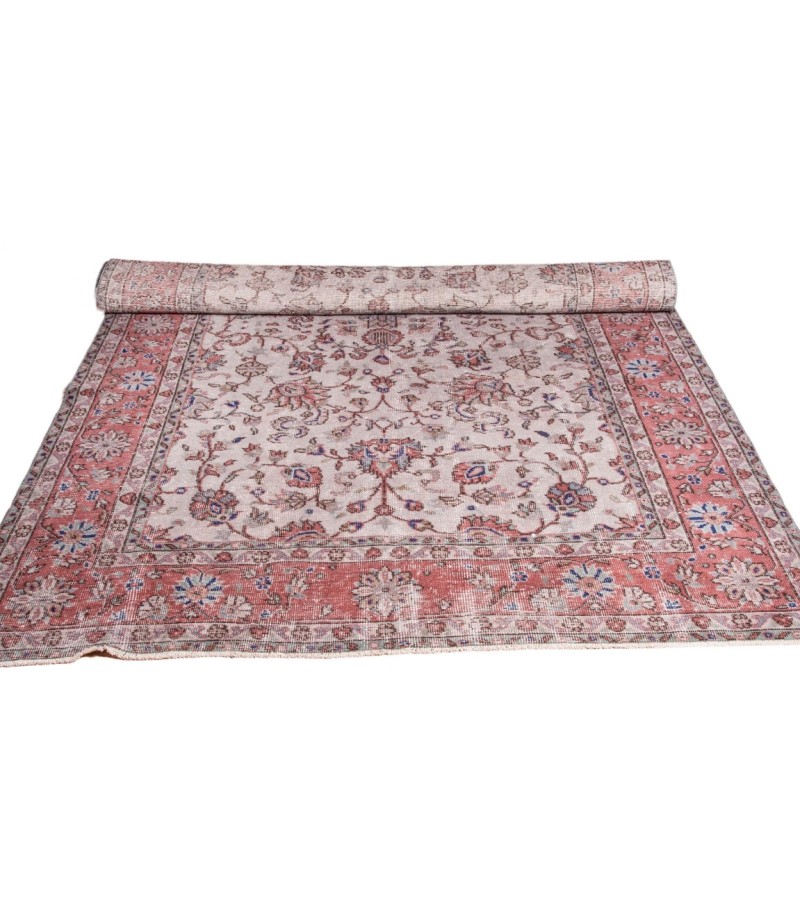 6x10 Feet . Hand Knotted Mid-Country Rug , Antique Area Rug , Luxury Living Room Rug , No Repeair Perfect Condition 