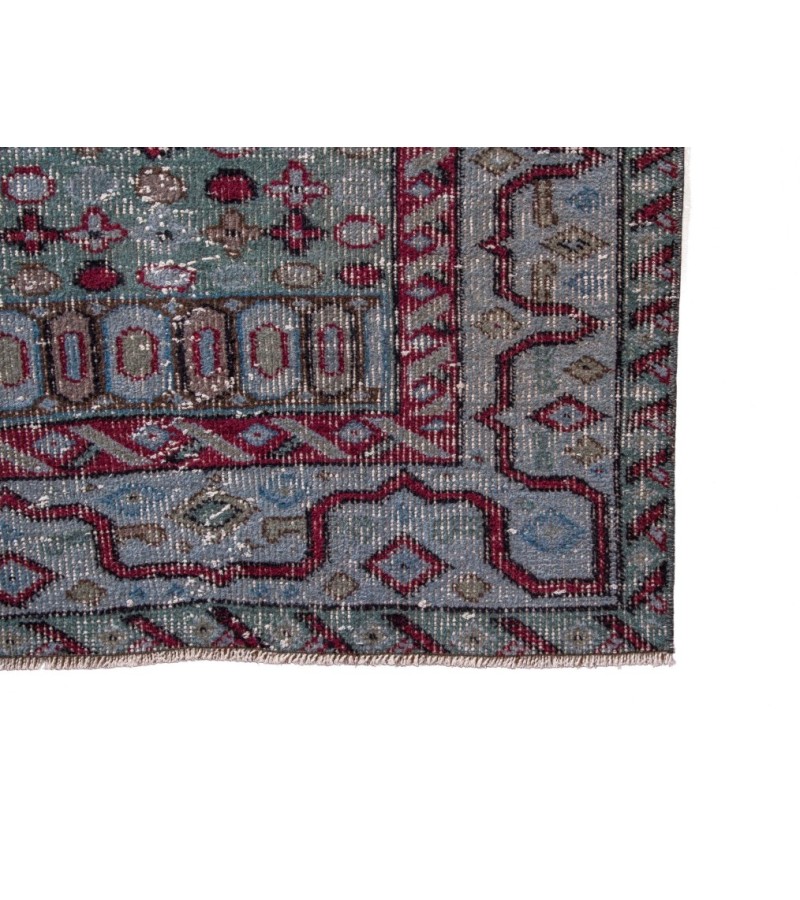6x10 Feet . Gray  Color Rug , Hand Knotted , Turkish Area Rug , Muted Living Room Rug , No Repeair perfect Condition 