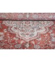 6X10 Feet . Perfect Madallion PAttern Rug , Red in Beige  Color Rug , Antique Dyed Rug , No Repeair Perfect Condition  