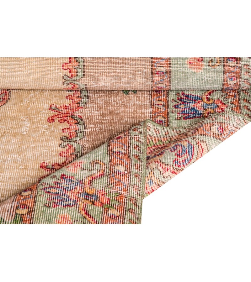 5x8 Feet . Luxury Madallion  Pattern  Multi  Color Rug , Hand Made Antique Rug , Anatolian  Rug , No Repeair Perfect Condition