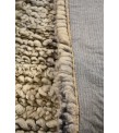 7X9 Feet . Modern Carpet, Turkish Shaggy Tulu rug ,handmade shaggy rug ,  Gray  in Beige   details Colors high Pile Designer rug