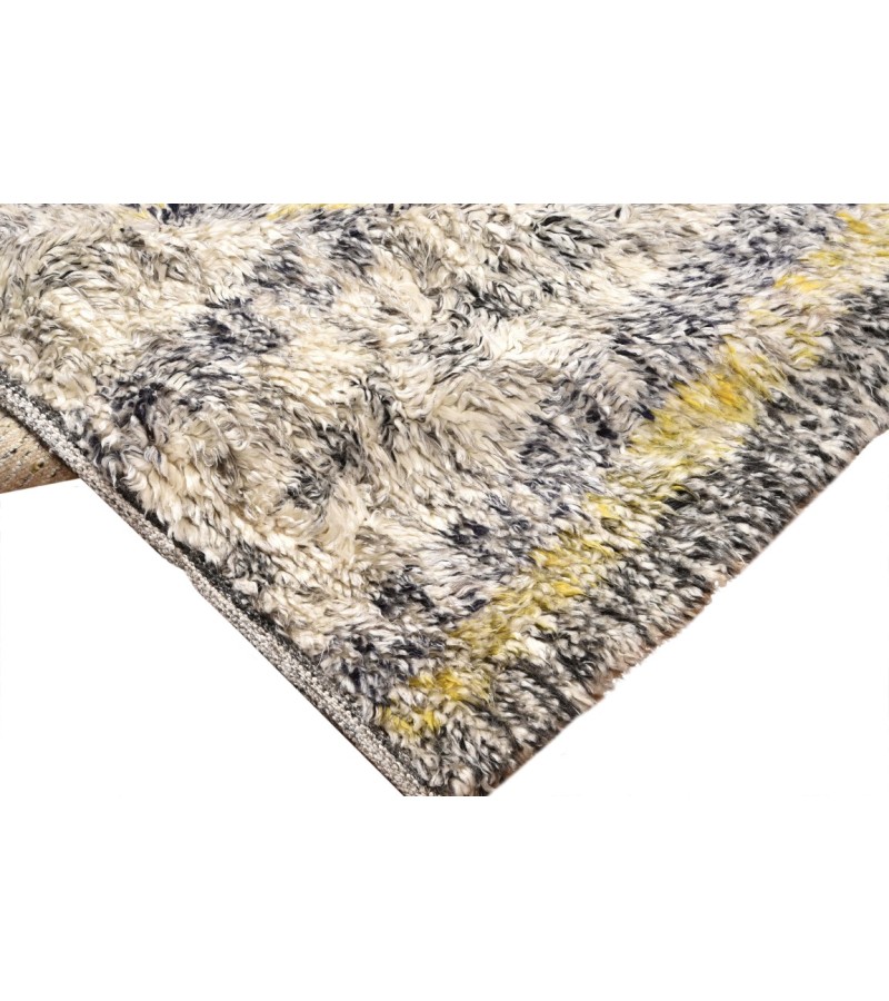 5X8 Feet . Modern Carpet, Turkish Shaggy Tulu rug ,handmade shaggy rug , Multi  details Colors high Pile Designer rug