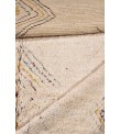 7X10 Feet . Modern Carpet, Turkish Shaggy Tulu rug ,handmade shaggy rug , Beige details Colors high Pile Designer rug