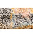5X8 Feet . Modern Carpet, Turkish Shaggy Tulu rug ,handmade shaggy rug , Multi   Colors high Pile Designer rug