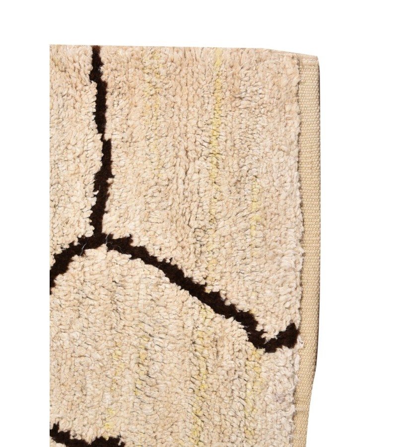 6X8 Feet . Modern Carpet, Turkish Shaggy Tulu rug ,handmade shaggy rug , Beige Colors , high Pile Designer rug
