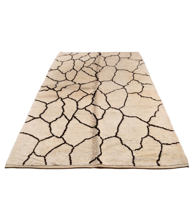 6X8 Feet . Modern Carpet, Turkish Shaggy Tulu rug ,handmade shaggy rug , Beige Colors , high Pile Designer rug