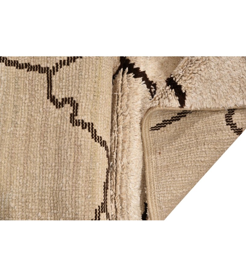 6X8 Feet . Modern Carpet, Turkish Shaggy Tulu rug ,handmade shaggy rug , Beige Colors , high Pile Designer rug