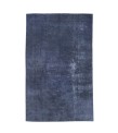 5 X 8 Feet Dark Blue Vintage Rug ,  Turkish Hand Knotted Rug , Luxury Living Room Rug , Antique Mid-Country Rug , No Repeair PErfect Condition