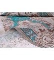 5x8 Feet . Turquoise Blue Color Rug   , Vintage Rug , Turkish Hand KNotted , Antique Luxury  , No Repeair PErfect Condition