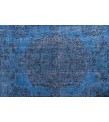 5X8 Feet . Turkish Hand Knotted ,Blue Color Madallion PAttern Rug , Mid-Country Rug , Anatolian Antique Rug , No Repeair Perfect Condition