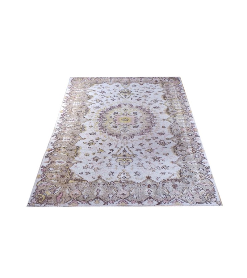 6x10 Feet . Turkish Area Rug , Madallion Rug ,Hand Knotted Mid-Country Rug , Antique Area Rug , Luxury Living Room Rug , No Repeair Perfect Condition