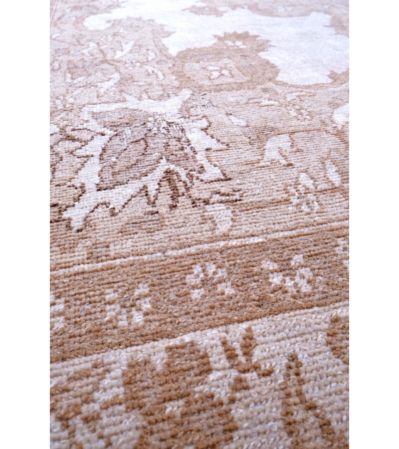 5X8 Feet  . Brown  Color Vintage Rug , Hand Knotted Rug ,  No Repeair Perfect Condtion Rug , Antique Faded Rug 