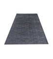 5.11 X 9.6 Ft.. 180x290 cm  Anthracite Buhara Pattern  Area Rug , Turkish Hand Knotted Rug , No Repeair Perfect Condition