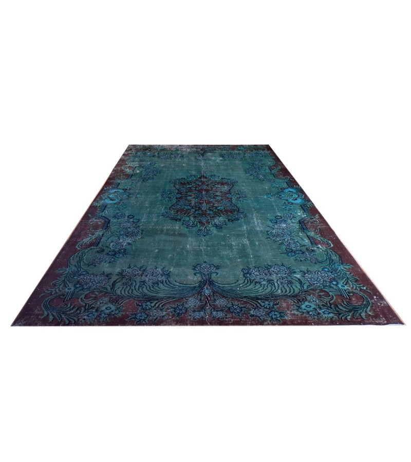 8x10 Feet. Turkish Hand Knotted Antique Rug , Two Colors Vitage Rug , Luxury Deco Rug , Madallion PAttern Rug