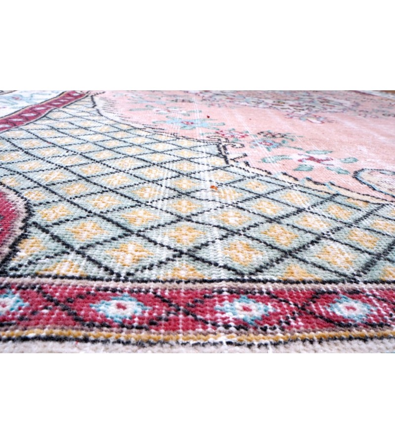 6x10 Feet . Hand Knotted Mid-Country Rug , Antique Area Rug , Luxury Living Room Rug , No Repeair Perfect Condition 