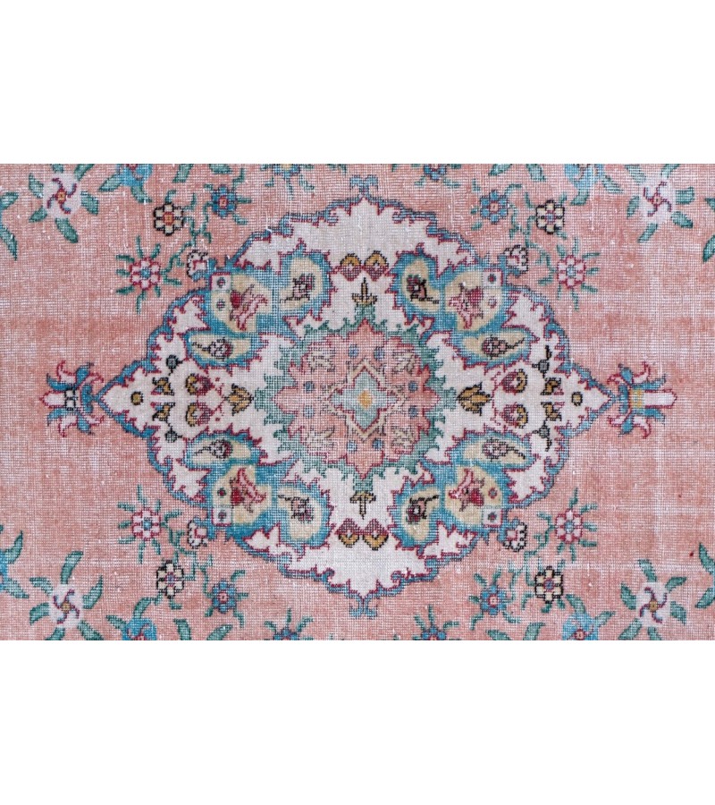 6x10 Feet . Hand Knotted Mid-Country Rug , Antique Area Rug , Luxury Living Room Rug , No Repeair Perfect Condition