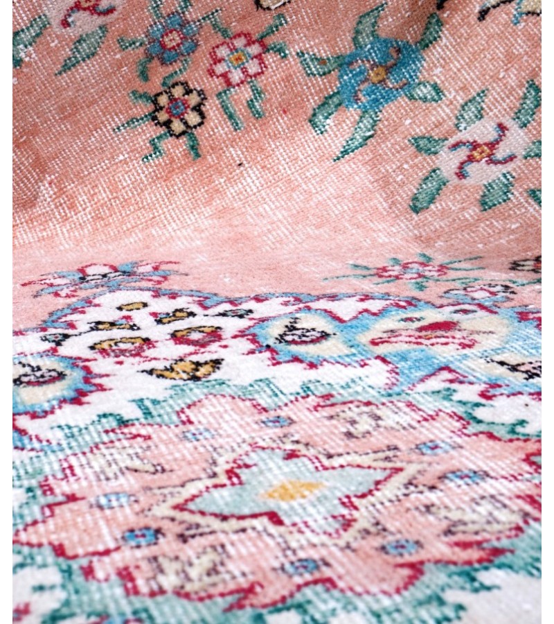 6x10 Feet . Hand Knotted Mid-Country Rug , Antique Area Rug , Luxury Living Room Rug , No Repeair Perfect Condition