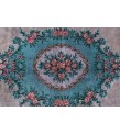 6x9 Gray in Blue  Color Rug , Hand KNotted Turkish Rug , Living Room Antique Rug , Anatolian Rug , No Repeair Perfect Condition 