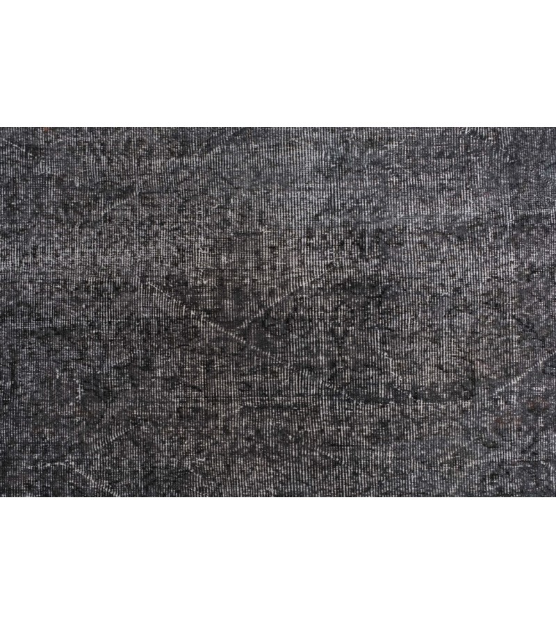 6.3 X 9.1 Ft.. 190x280 cm Living Room Rug  , Turkish Hand Knotted Rug , Anthracite Colors Rug