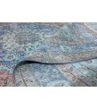 6.9  X 9.10  Ft.. 205x300 Cm..  Oversize Blue Living Room Vintage Rug , Turkish Hand KNotted Antique Rug
