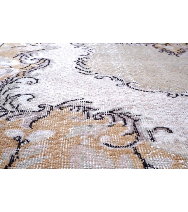 6x10 Feet . Hand Knotted Mid-Country Rug , Antique Area Rug , Muted Color Rug  , No Repeair Perfect Condition