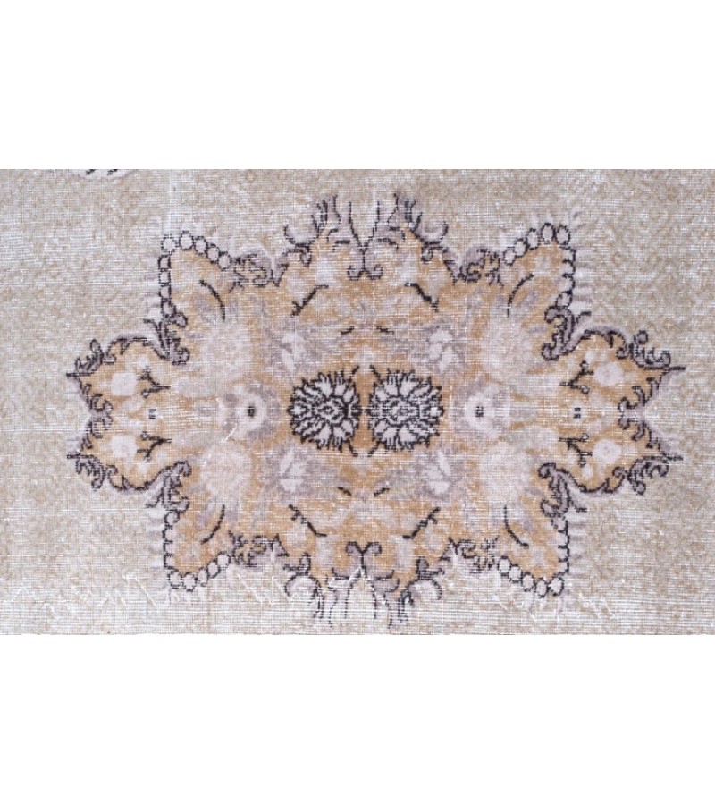 6x10 Feet . Hand Knotted Mid-Country Rug , Antique Area Rug , Muted Color Rug  , No Repeair Perfect Condition