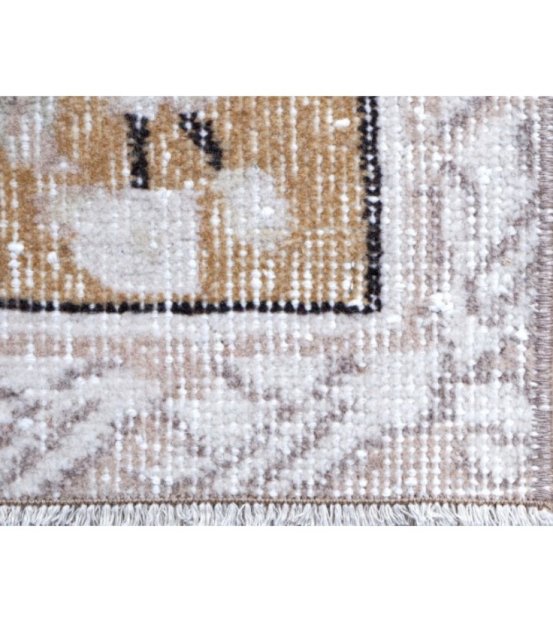 6x10 Feet . Hand Knotted Mid-Country Rug , Antique Area Rug , Muted Color Rug  , No Repeair Perfect Condition