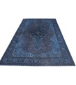 7X10 Feet , Blue Color Antique Rug , Turkish Area Rug , Muted Vintage Color Rug , No Repeair PErfect Condtion Rug 