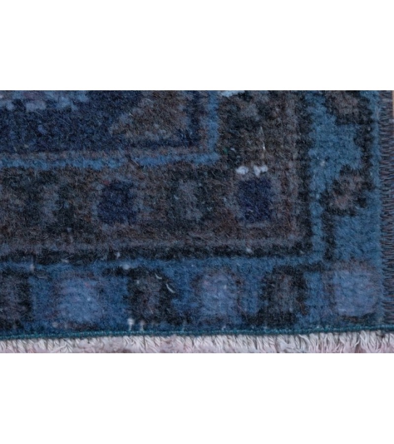 7X10 Feet , Blue Color Antique Rug , Turkish Area Rug , Muted Vintage Color Rug , No Repeair PErfect Condtion Rug