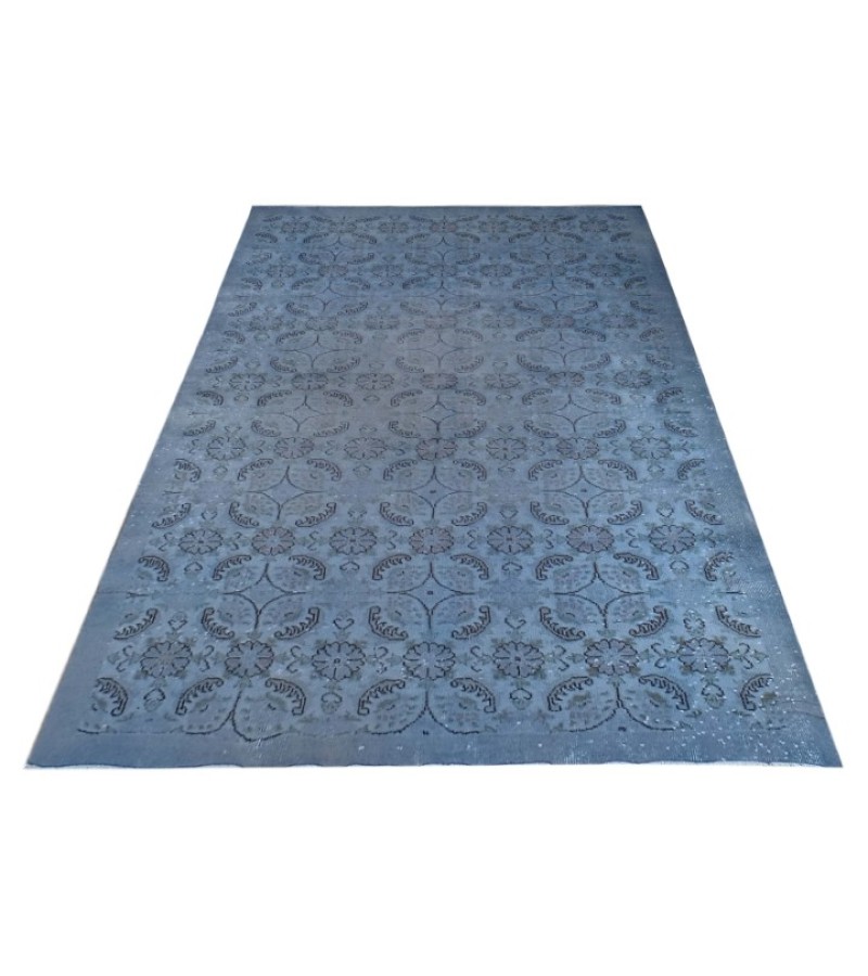 6x9 Gray Blue  Color Rug , Hand KNotted Turkish Rug , Living Room Antique Rug , Anatolian Rug , No Repeair Perfect Condition