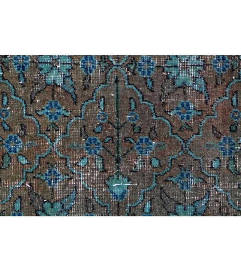 7 X 10 Feet . All over Flower Pattern Rug , Turkish Hand Knotted Living Room Rug , Border Pattern Oushak Rug , No Repeair PErfect Condition