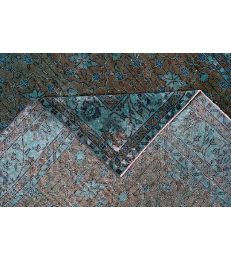 7 X 10 Feet . All over Flower Pattern Rug , Turkish Hand Knotted Living Room Rug , Border Pattern Oushak Rug , No Repeair PErfect Condition