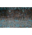7 X 10 Feet . All over Flower Pattern Rug , Turkish Hand Knotted Living Room Rug , Border Pattern Oushak Rug , No Repeair PErfect Condition