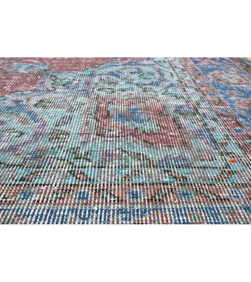 6x10 Feet . Hand Knotted Mid-Country Rug , Antique Area Rug , Two Color Vintage Rug, No Repeair Perfect Condition