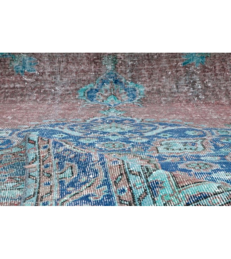 6x10 Feet . Hand Knotted Mid-Country Rug , Antique Area Rug , Two Color Vintage Rug, No Repeair Perfect Condition