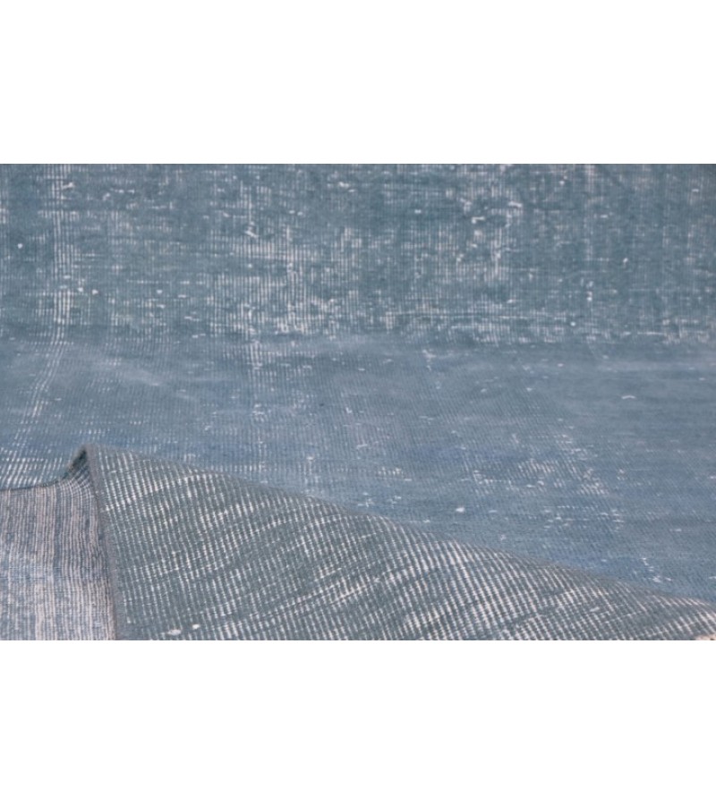 5X8 Feet  . Light  Blue   Color Vintage Rug , Hand Knotted Rug , Antique Muted Rug , No Repeair Perfect Condtion