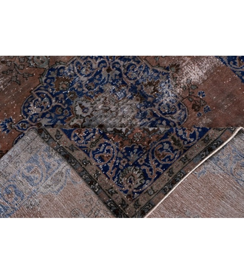 6.7 X 9.3 Ft.. 200x280 cm  Two  Color Living Room Rug , Hand Knotted , Mid-Country Rug , Very good situation, No Repeair Perfect Condtion