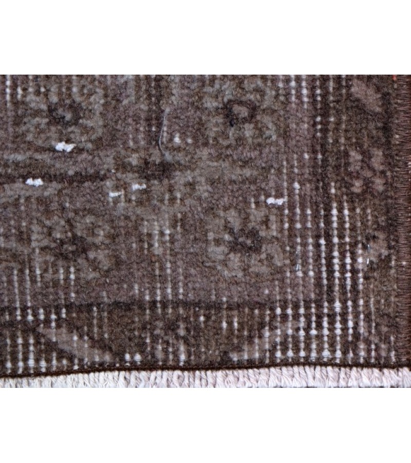 6.4 x 9.5 Ft  192x286 cm Turkish Area Rugs , Brown Color Rug , Antique Hand Knotted Rug , No Repeair PErfect Condition