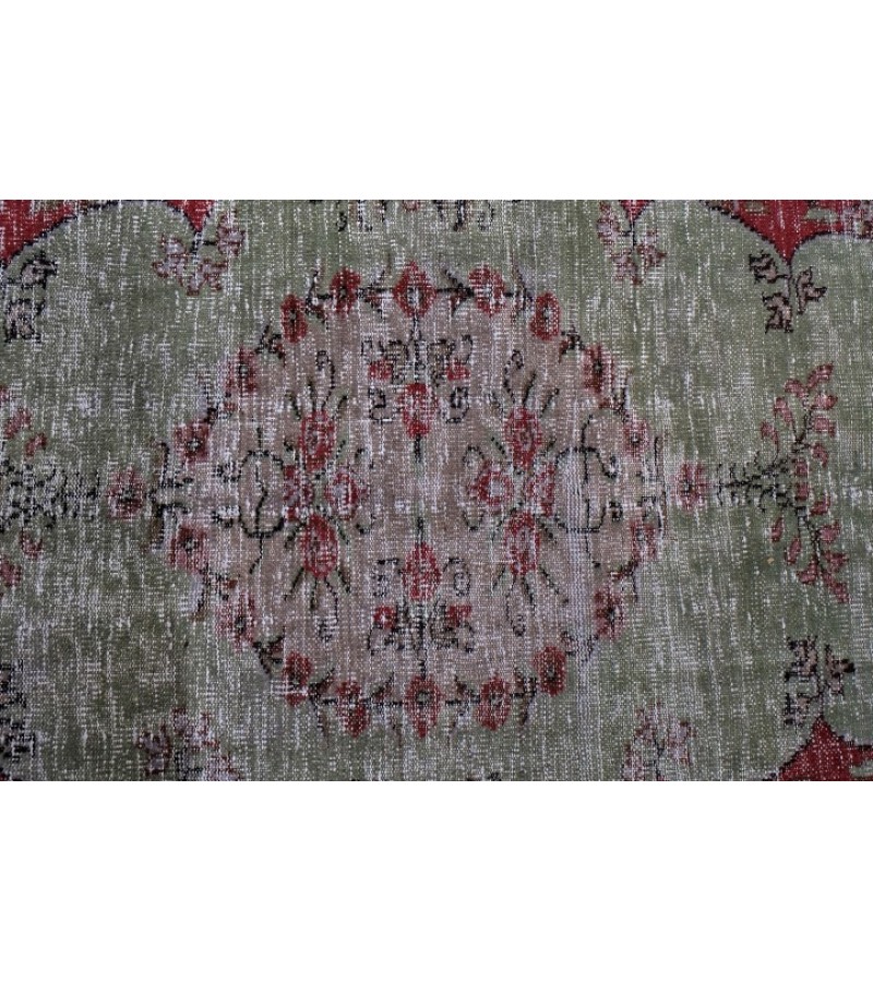 6.10 X 9.10 Ft.. 207x298 cm Living Room Rug  , Turkish Hand Knotted Rug , Pastel Colors Rug , No Repeair Perfect Condition 