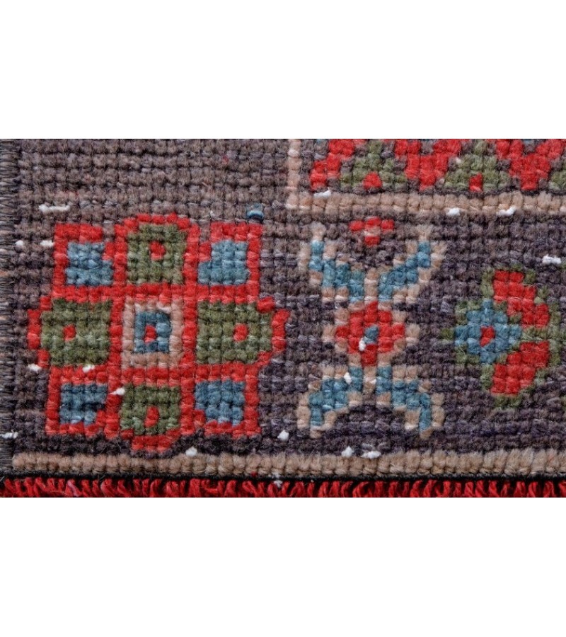 4 X 11.3 Feet. Multi Color  Runner Rug , Kitchen Vintage Rug , Hand Knotted Rug , No Repeair Perfect Condition Rug