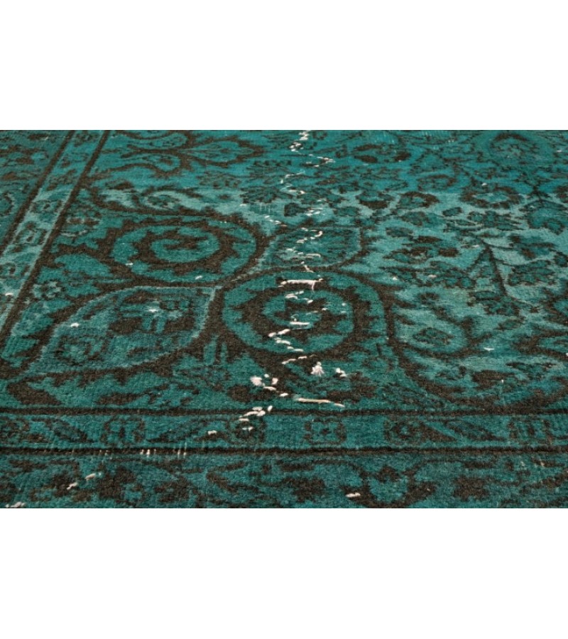 REZERVED RUUD 5.2 X 8.11Ft.. 157x270 cm This is Hand Knotted Turkish Rug  , Turquoise Colors Rug , No Repeair Perfect Conditon