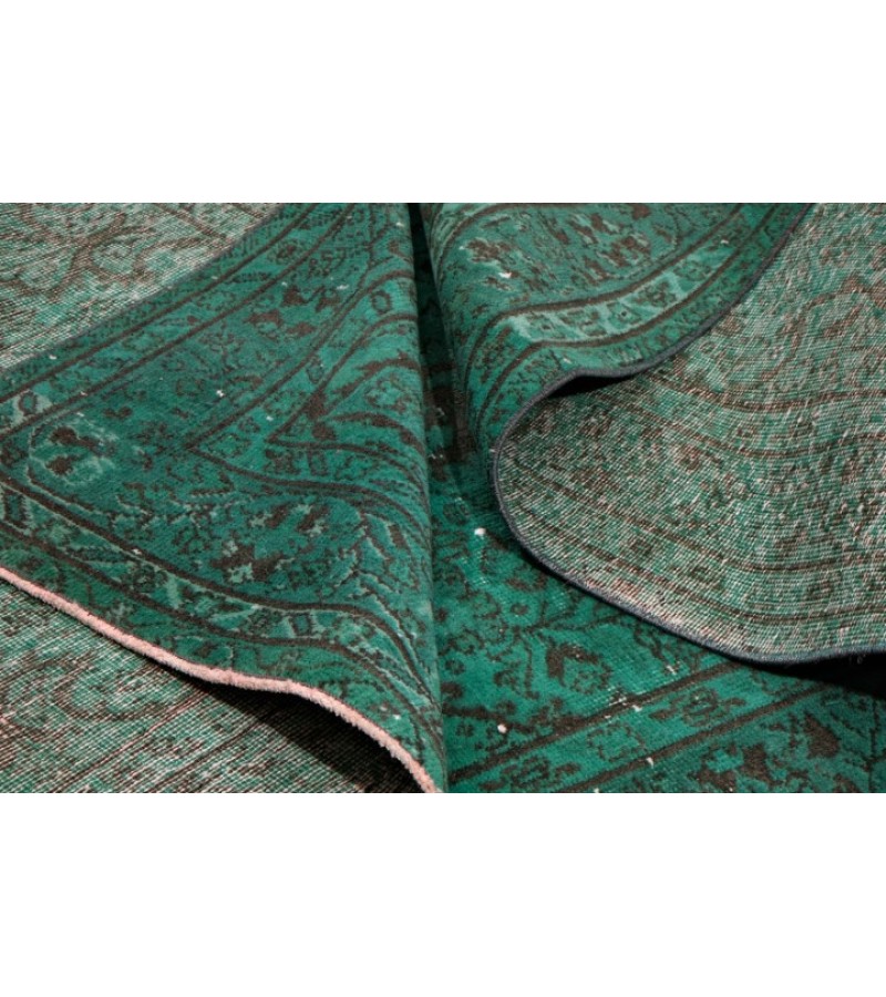 REZERVED RUUD 5.2 X 8.11Ft.. 157x270 cm This is Hand Knotted Turkish Rug  , Turquoise Colors Rug , No Repeair Perfect Conditon