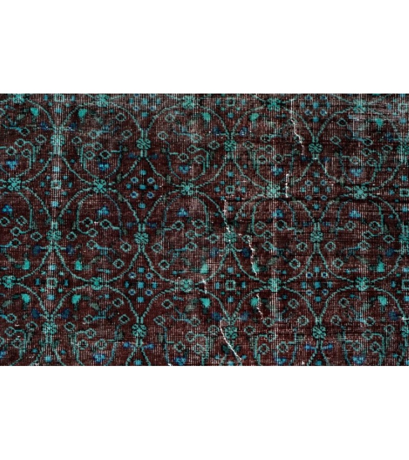 5.11 X 8.10 Ft.. 180x268 cm Mid Country Hand Knotted Rug , Antiqe Oushak   Rug ,  Turkish Area Rug , No Repeair Perfect Condition