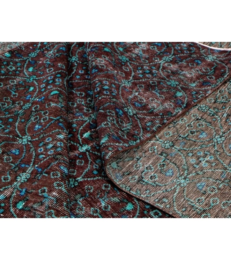 5.11 X 8.10 Ft.. 180x268 cm Mid Country Hand Knotted Rug , Antiqe Oushak   Rug ,  Turkish Area Rug , No Repeair Perfect Condition