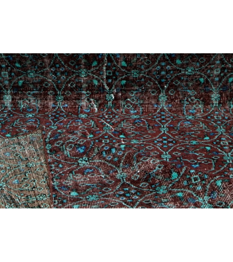 5.11 X 8.10 Ft.. 180x268 cm Mid Country Hand Knotted Rug , Antiqe Oushak   Rug ,  Turkish Area Rug , No Repeair Perfect Condition