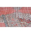 6.8 X 10.3 Ft.. 204x312 cm Antique Living Room Rug , Light Red and Beige  Color  Rug , Turkish Hand Knotted Rug ,  No Repeair Perfect Condition