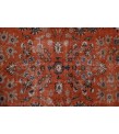 5X8 Feet.  Turkish Hand Knotted Rug , Floral  Pattern Rug ,  Antique Brick Tille Color Rug , No Repeair Perfect Condition