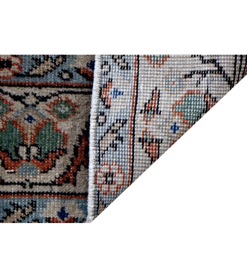 5X8 Feet.  Turkish Hand Knotted Rug , Floral  Pattern Rug ,  Antique Brick Tille Color Rug , No Repeair Perfect Condition