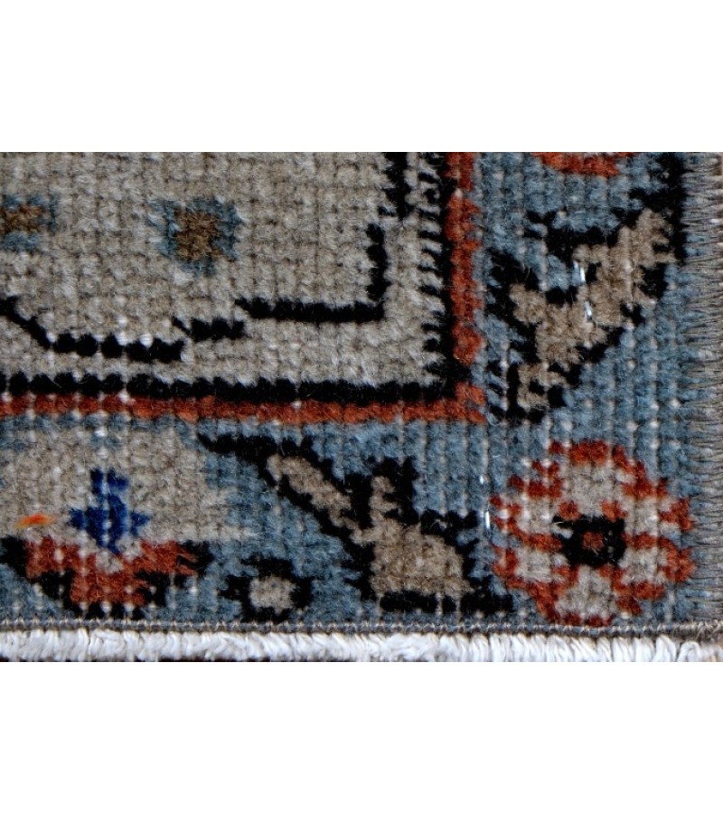 5X8 Feet.  Turkish Hand Knotted Rug , Floral  Pattern Rug ,  Antique Brick Tille Color Rug , No Repeair Perfect Condition